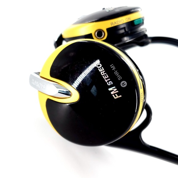 Sony SHR-M1 Synthesized FM Stereo Radio Headphones No Pads Tested & Works - Picture 7 of 11